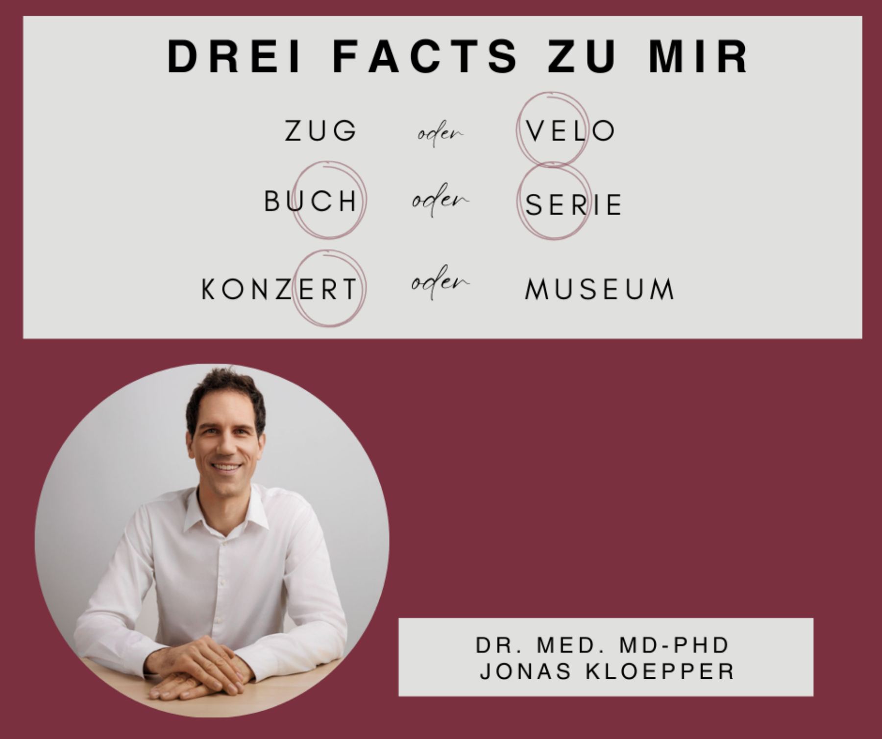 Drei Factszu JK